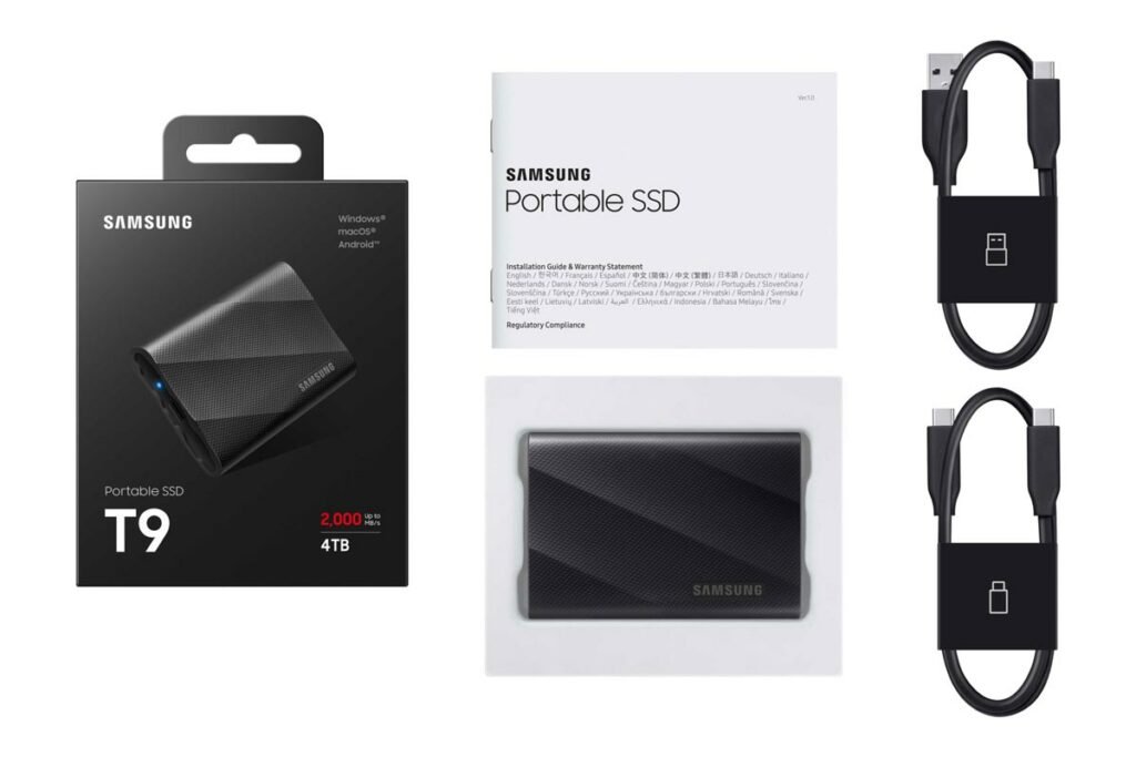 درایو SSD سامسونگ T9 با سرعت 2000 مگابایت بر ثانیهای معرفی شد 8 1696425729 88 درایو SSD سامسونگ T9 با سرعت 2000 مگابایت بر ثانیهای