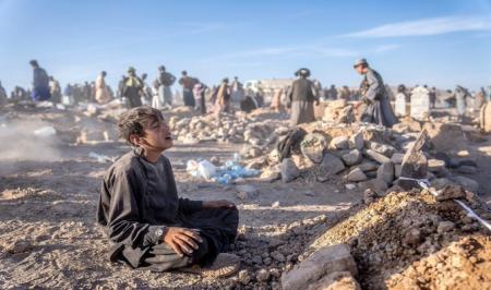 تصویر دردناک از کودک افغانی+عکس