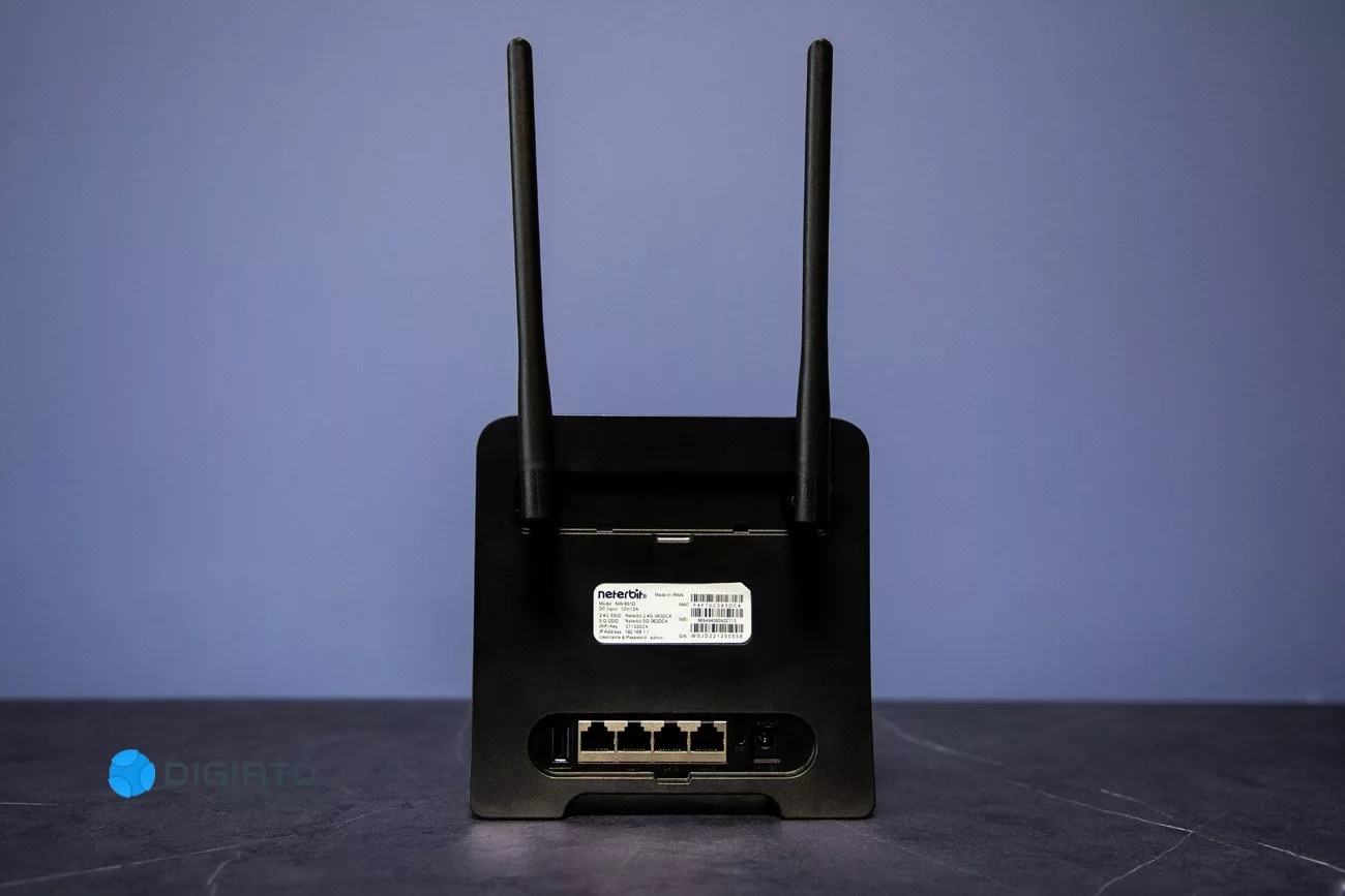 نقد و بازدید مودم نتربیت NW-651D با قابلیت 4.5G TD-LTE 12 بررسی مودم نتربیت NW-651D