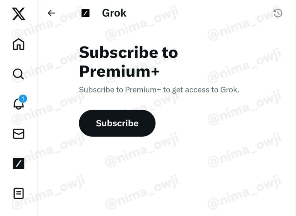 1700721378 757 چت‌بات Grok هفته آینده برای مشترکین پریمیوم ایکس اراعه می‌بشود