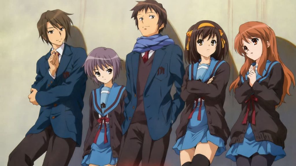 با ۳۰ انیمه ژاپنی برتر و سریالی تاریخ آشنا شوید_خبرخوان 197 نمایی از انیمه The Melancholy of Haruhi Suzumiya