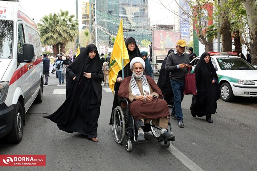 راهپیمایی روز قدس در تهران -۳