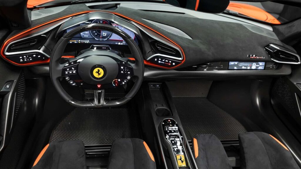 فراری ۲۹۶ اسپشیاله معارفه شد؛ قوت شگفت انگیز، نیروی رو به پایین بیشتر_خبرخوان 13 Ferrari 296 Speciale unveiled, incredible power, carbon fiber parts, more downforce