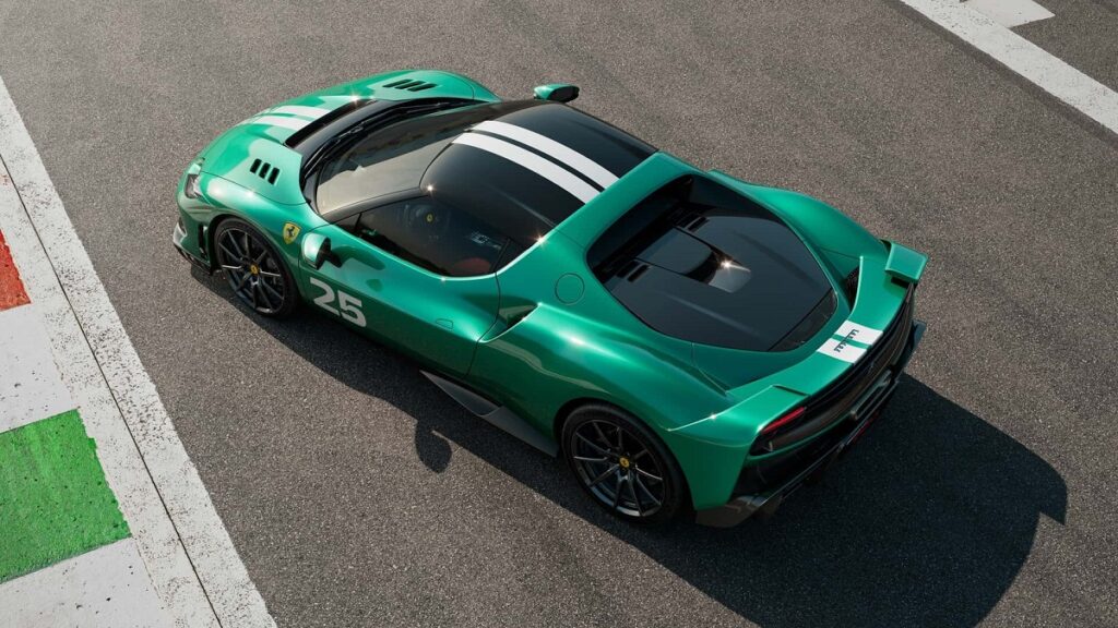 فراری ۲۹۶ اسپشیاله معارفه شد؛ قوت شگفت انگیز، نیروی رو به پایین بیشتر_خبرخوان 12 Ferrari 296 Speciale unveiled, incredible power, carbon fiber parts, more downforce