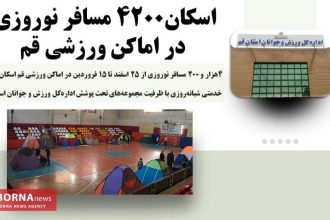 اسکان ۴هزار و ۲۰۰ مسافر نوروزی در اماکن ورزشی قم