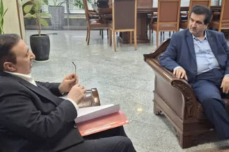 دیدار استاندار قزوین با مدیرعامل بانک رفاه کارگران