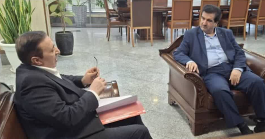 دیدار استاندار قزوین با مدیرعامل بانک رفاه کارگران