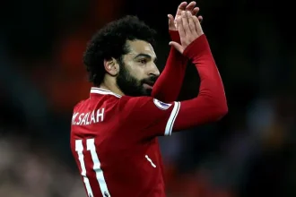 خوشحالی مجازی صلاح به قهرمانی تاتنهام در لیگ اروپا