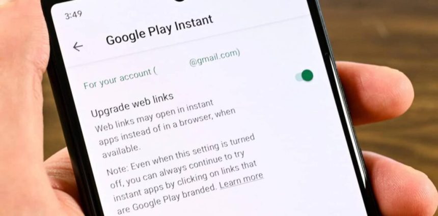 قابلیت گوگل Instant Apps