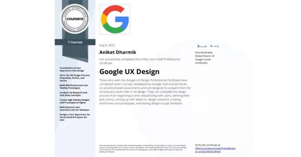 5 دوره آنلاین توانایی شغلی گوگل که رزومه شما را قوی میکند_خبرخوان 13 Google UX Design Professional Certificate