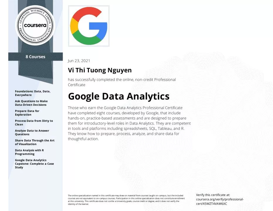 5 دوره آنلاین توانایی شغلی گوگل که رزومه شما را قوی میکند_خبرخوان 10 Google Data Analytics Professional Certificate