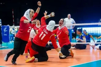 صعود تیم ملی والیبال نشسته زنان به نیمه نهایی آسیا