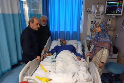 عیادت ‌جبلی از مجروحان حمله رژیم صهیونیستی به رسانه ملی