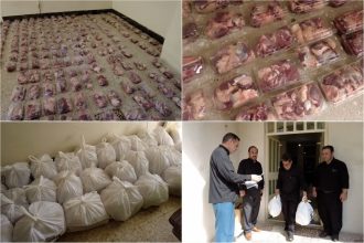 توزیع بیش از ۷۰۰ بسته گوشت گرم بین نیازمندان خرم آباد و اسلامشهر تهران