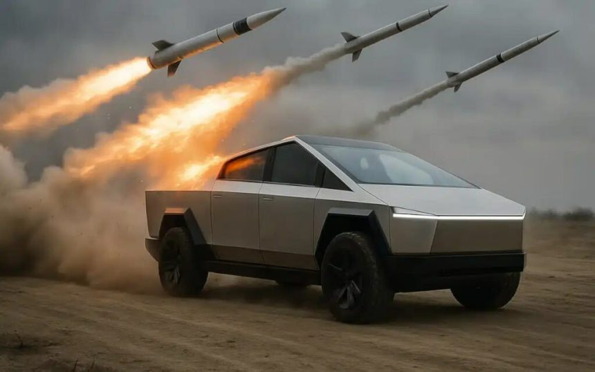 ارتش آمریکا از دو تسلا سایبرتراک در آزمایش هدف‌گیری استفاده می‌کند