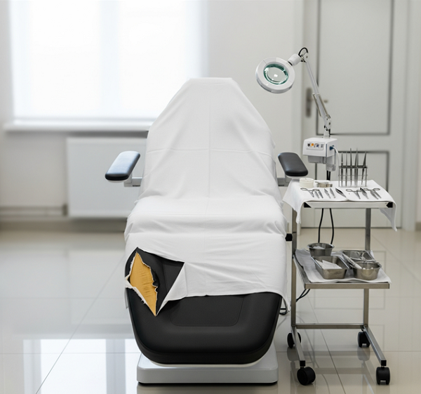 انتخاب نادرست جنس فوم و روکش تخت کاشت مو