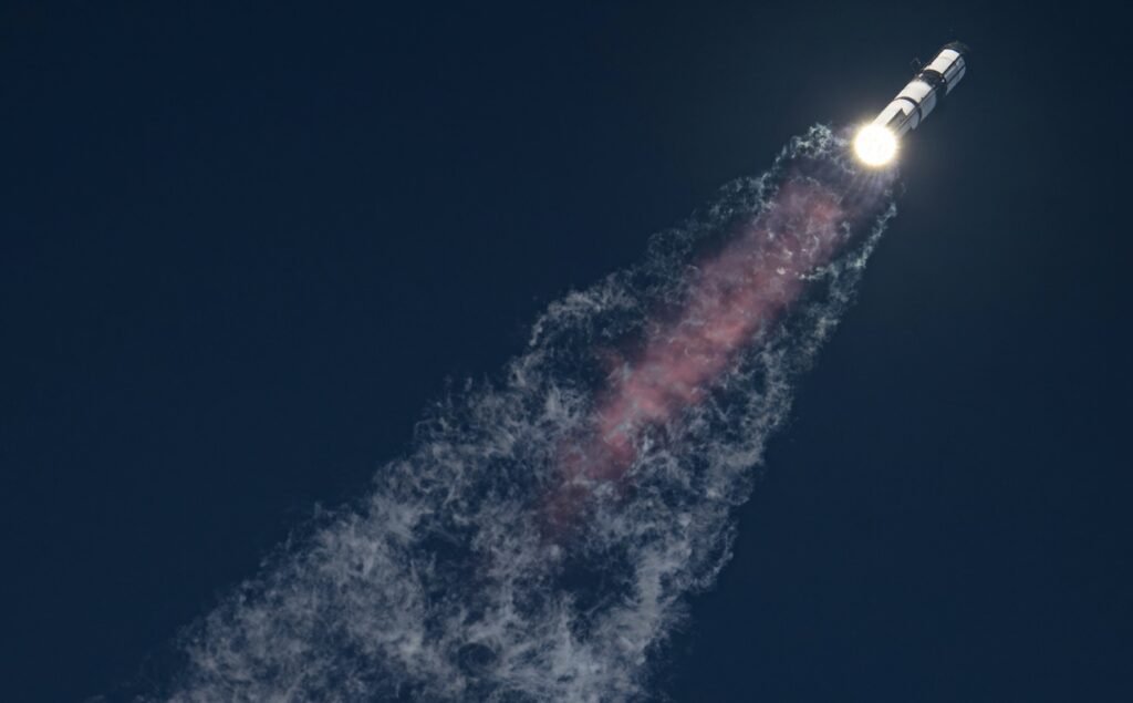 تصاویر دهمین پرتاب استارشیپ