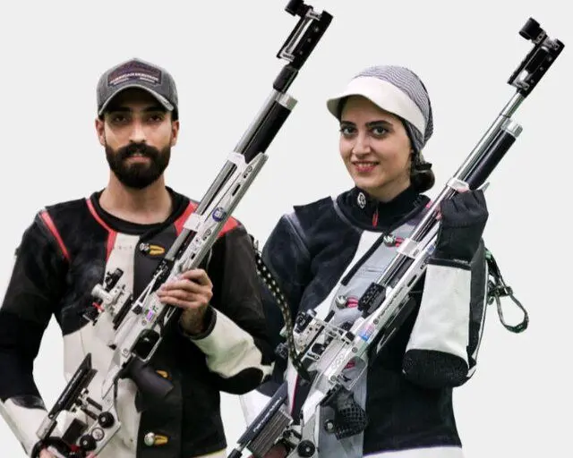 تیم میکس تفنگ ۱۰ متر ایران به رتبه چهارم آسیا بسنده کرد