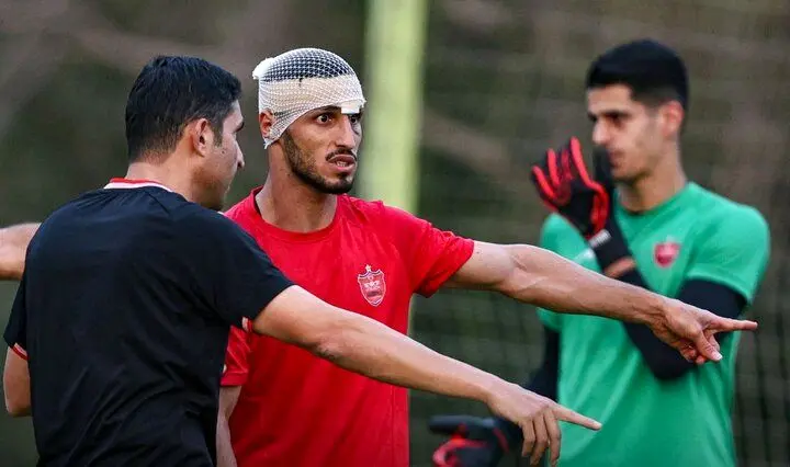 علی علیپور به مصدوم به تمرینات پرسپولیس بازگشت