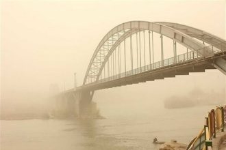 وقوع تندباد و خیزش گرد و غبار در خوزستان