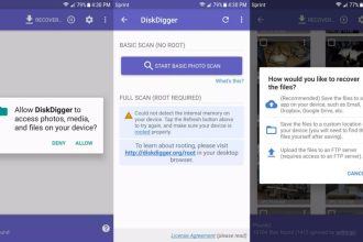 برنامه DiskDigger برای ریکاوری