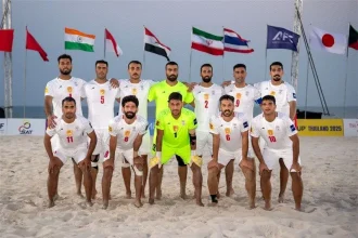 تیم ملی فوتبال ساحلی ایران به رتبه پنجم جهان صعود کرد