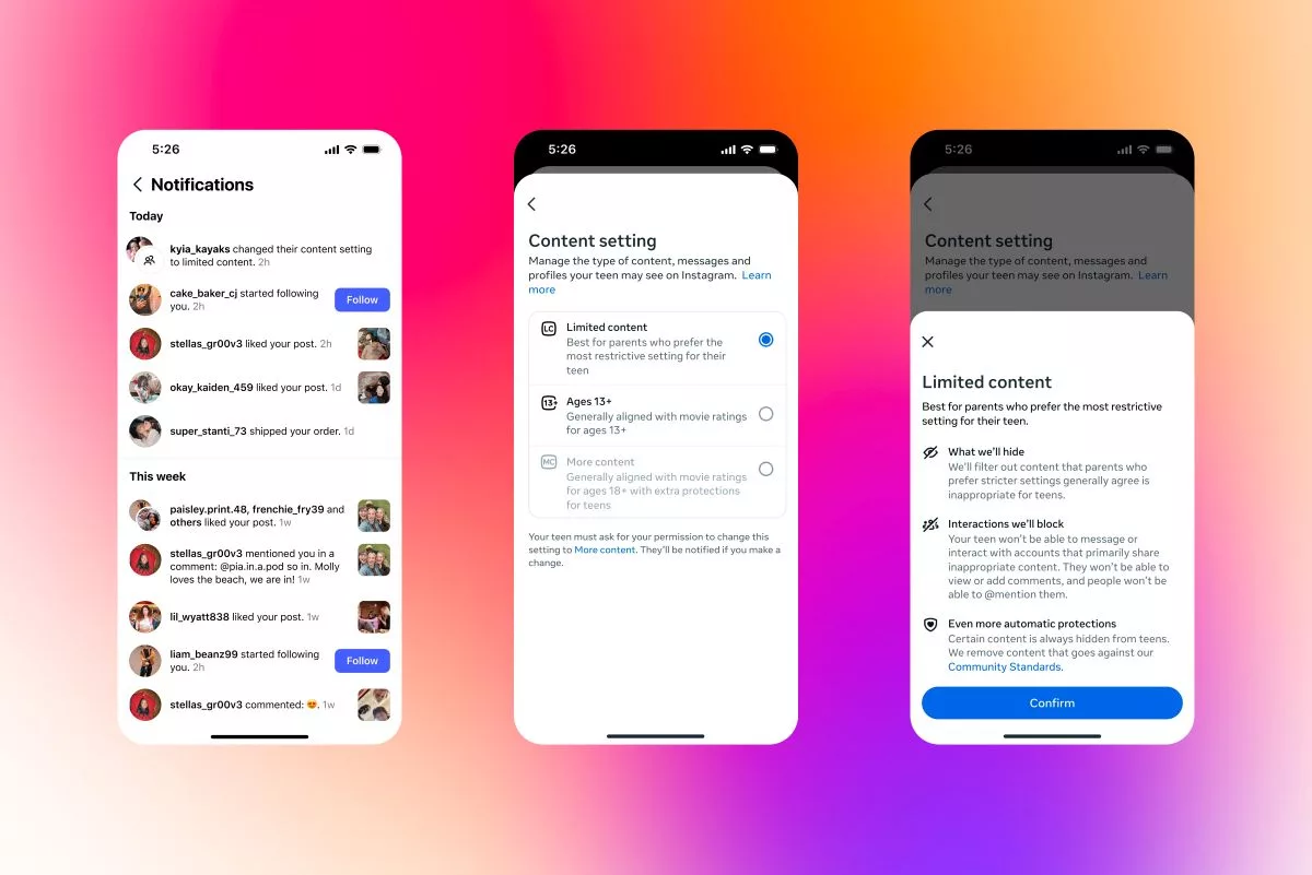 اینستاگرام نمایش محتوا به نوجوانان را محدودتر میکند_خبرخوان 6 تنظیمات جدید نمایش محتوا به نوجوانان در اینستاگرام
