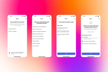 محدودسازی نمایش محتوا به نوجوانان در اینستاگرام