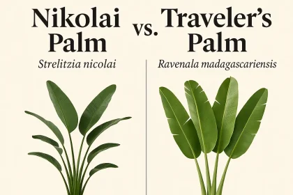 تفاوت نخل نیکولای و نخل مسافر چیست؟ 2 تفاوت نخل نیکولای و نخل مسافر