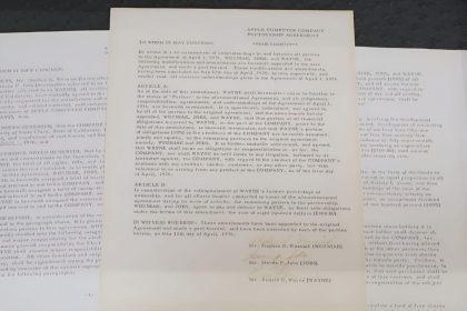 اوراق تأسیس شرکت اپل