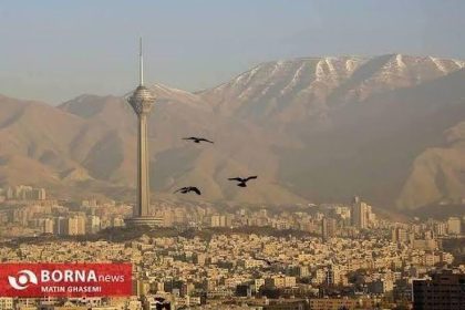 کیفیت هوای تهران برای کودکان و سالمندان آلوده است