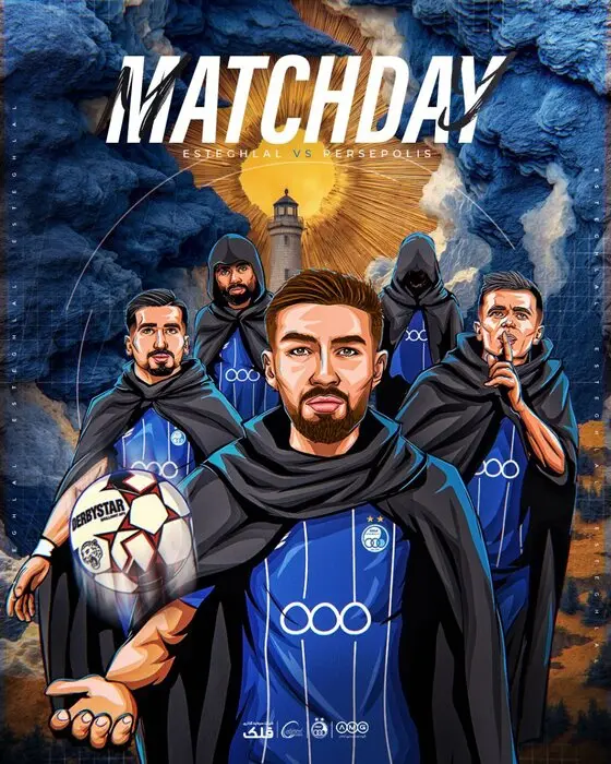 پوستر دربی ۱۰۶ پرسپولیس و استقلال انتشار شد_خبرخوان 4 دربی