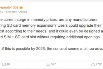 بازگشت احتمالی درگاه کارت microSD