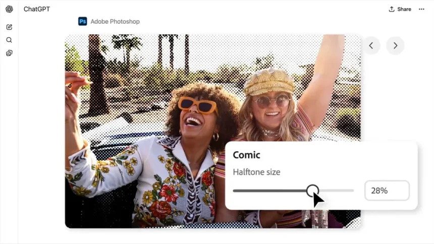 ChatGPT با ادوبی فتوشاپ