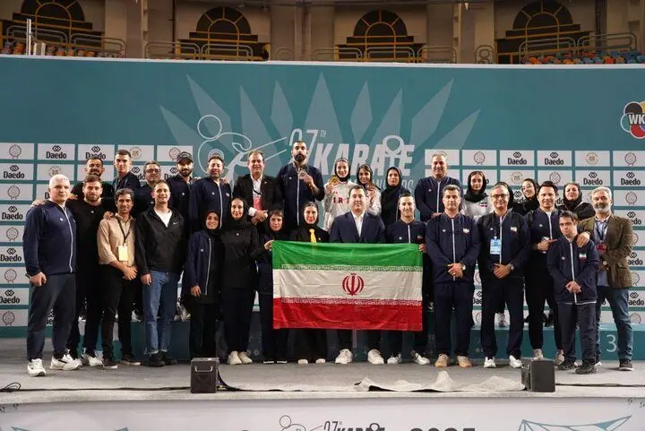 تیم ملی کاراته ایران نایب قهرمانی جهان شد