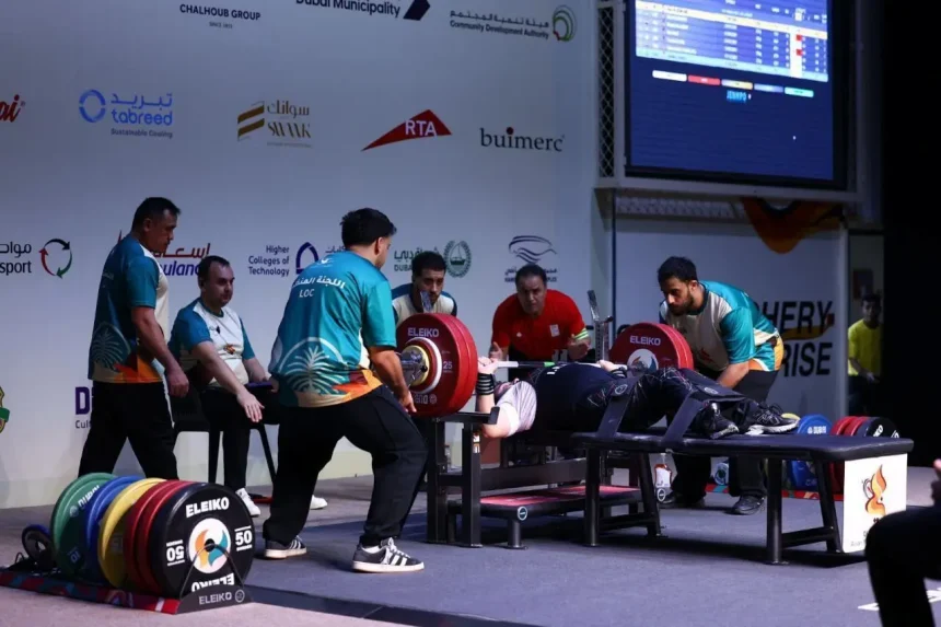 رضا حسینوند به طلای پاراوزنه برداری بازی‌های پاراآسیایی جوانان رسید